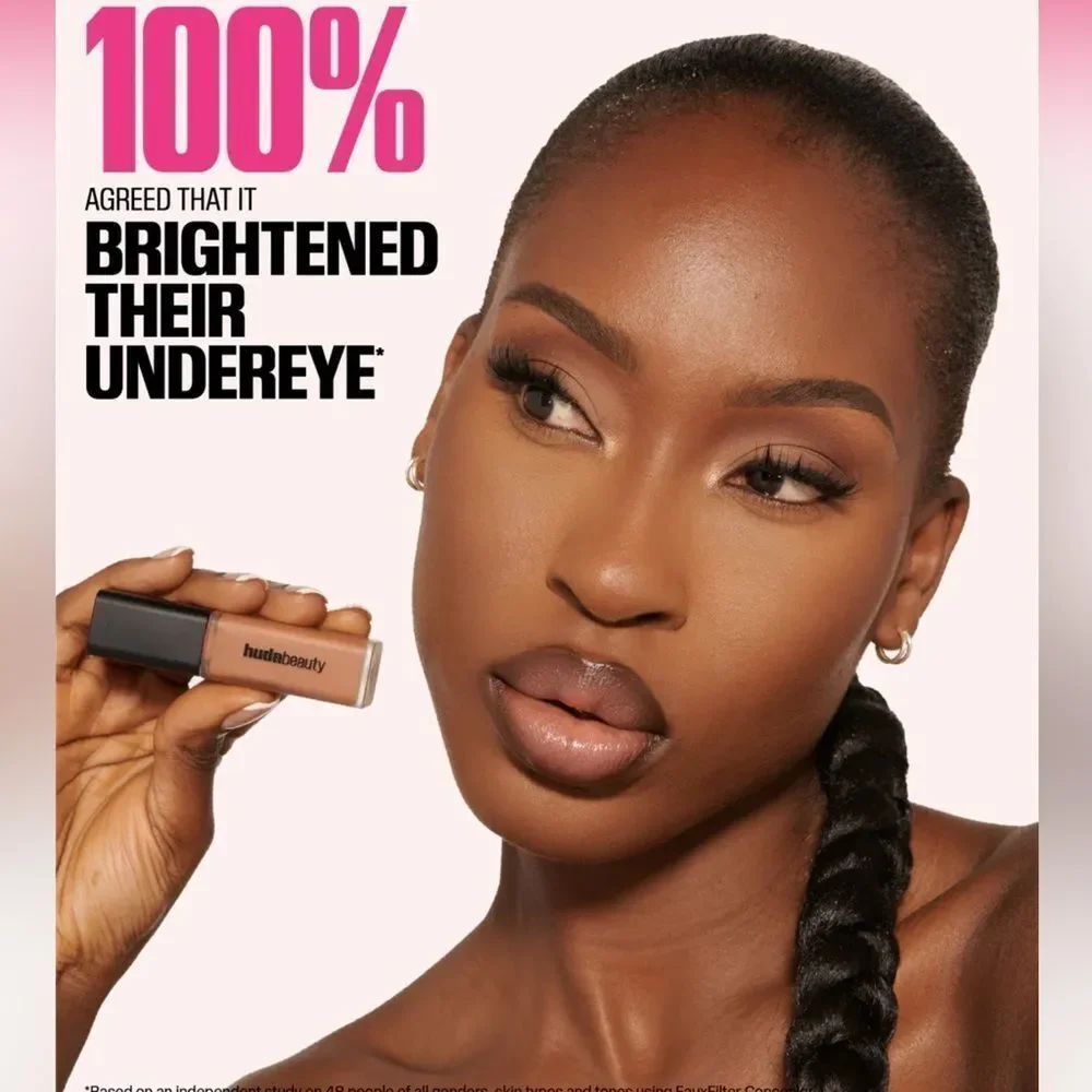 NIB Huda Beauty FauxFilter Matte Concealer Toasted Almond 5.30